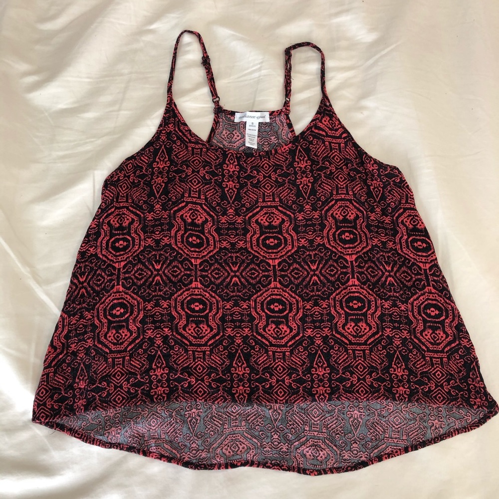 Tribal Print Strappy Tank